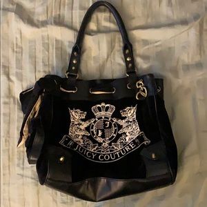 Juicy Couture Scottie Daydreamer Velour Handbag